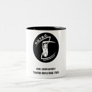 Taza Bicolor Logotipo 2009-10 de HUTBC (taza)