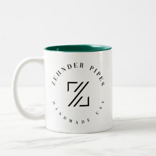 Taza Bicolor Logotipo clásico ZP Mug de dos tonos