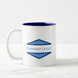 Taza Bicolor Logotipo de empresa personalizado