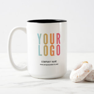Taza Bicolor Logotipo de empresa promocional