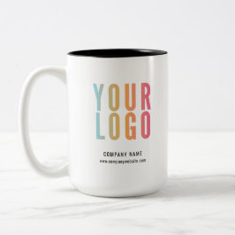 Taza Bicolor Logotipo de empresa promocional