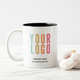 Taza Bicolor Logotipo de empresa promocional