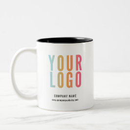 Taza Bicolor Logotipo de empresa promocional