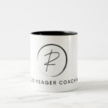 Logotipo de firma de coaching de Russ Yeager