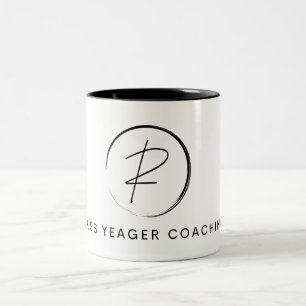 Taza Bicolor Logotipo de firma de coaching de Russ Yeager