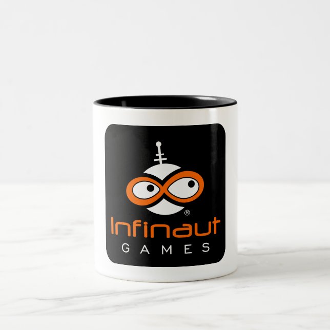 Taza Bicolor Logotipo de Infinaut (Centro)