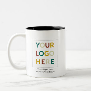 Taza Bicolor Logotipo de la empresa personalizado Mug Logotipo 