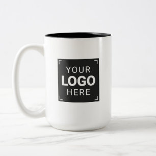 Taza Bicolor Logotipo de Marca a tu Estilo