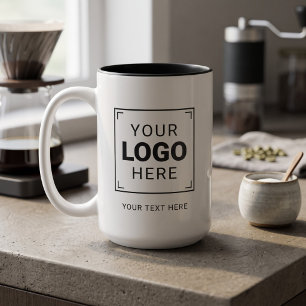 Taza Bicolor Logotipo de marca registrada