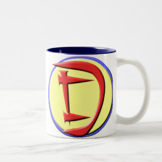 Taza Bicolor Logotipo de Super Dad