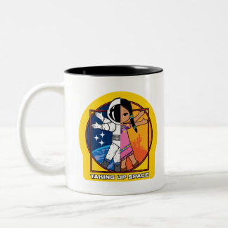 Taza Bicolor Logotipo de uso del espacio