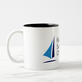 Taza Bicolor Logotipo del club náutico Kirkland