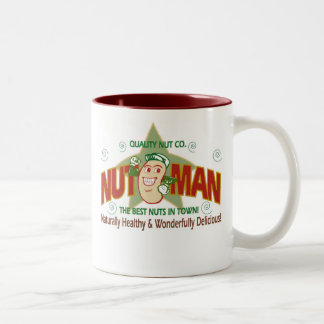 Taza Bicolor logotipo del hombre de la nuez
