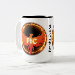 Taza Bicolor Logotipo FtC Mug 15oz (Personalizable) - Para la l