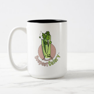 Taza Bicolor Logotipo oficial de jugador de Chica SuspectCelery