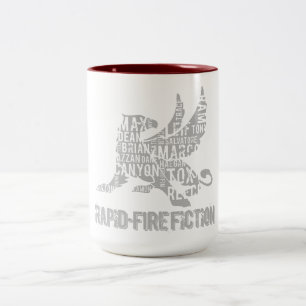 Taza Bicolor Logotipo RK Griffin de dos tonos GRIS