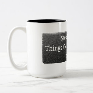 Taza Bicolor "Lograr En La Vida" Diseño Cuto. ¡Hazte con una en