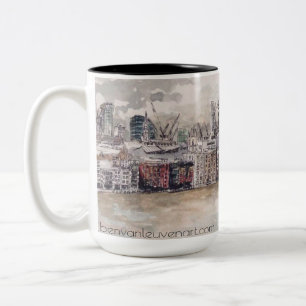 Taza Bicolor London Mug