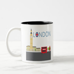 Taza Bicolor Londres-inglaterra-uk-travel-europe-big ben city