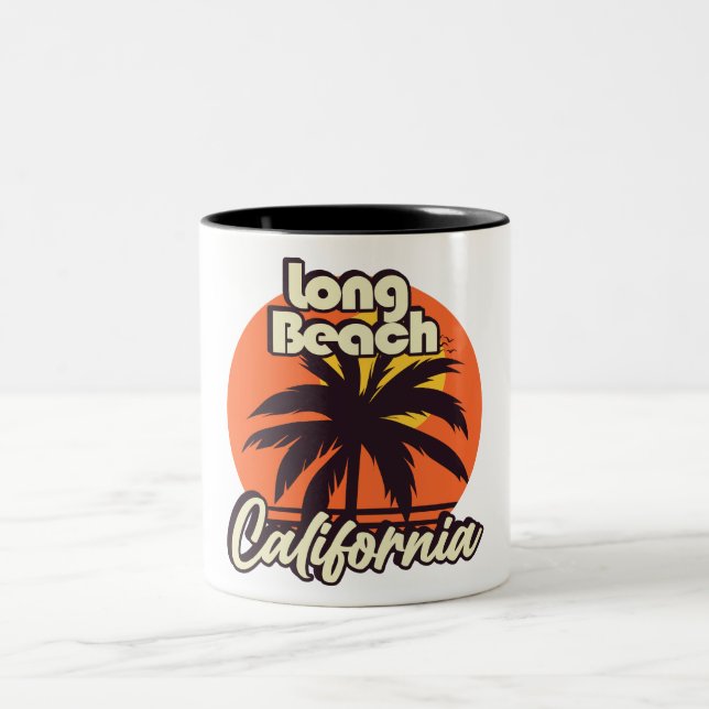 Taza Bicolor Long Beach California (Centro)