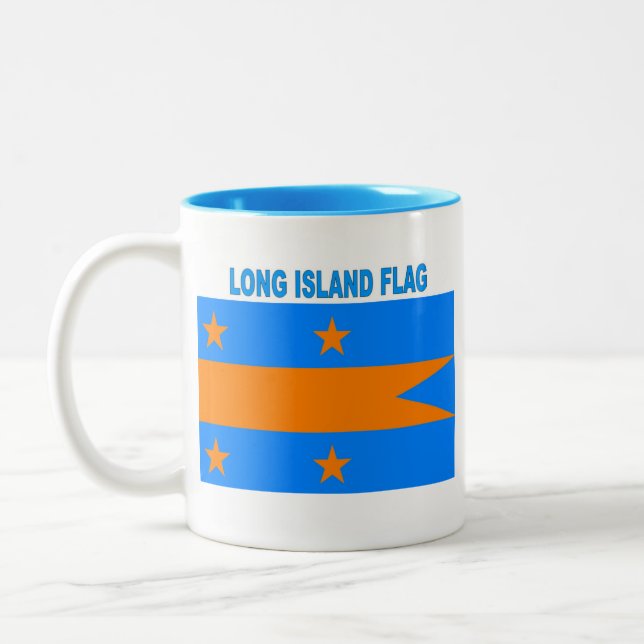 TAZA BICOLOR LONG ISLAND FLAG (Izquierda)