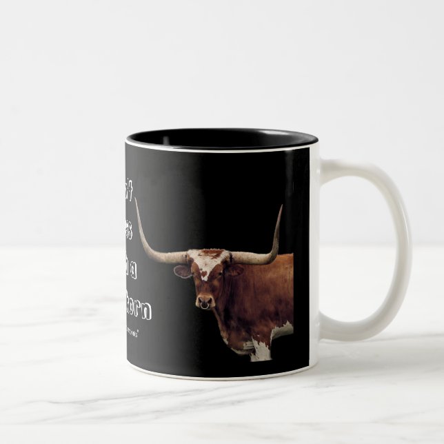 Taza Bicolor LonghornCoffeeMug-personalizar (Derecha)