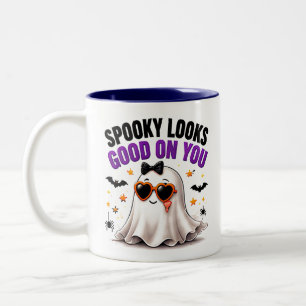 Taza Bicolor Looks Espeluznantes Te Quedan Bien Funny Ghost Hal