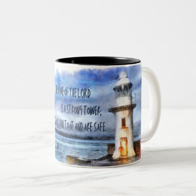 Taza Bicolor Lord Our Strong Tower (Anverso derecho)