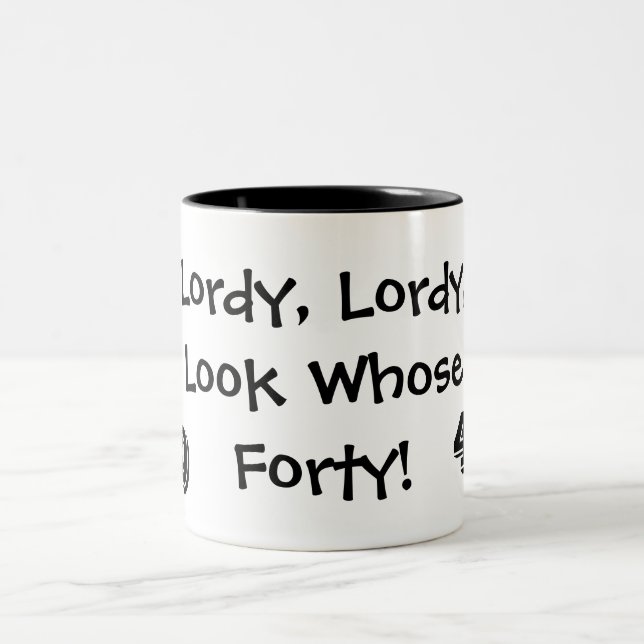Taza Bicolor Lordy, Lordy, mirada cuyos 40 (Centro)