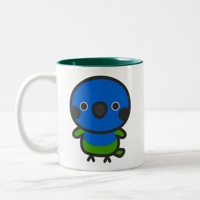 Taza Bicolor Loro cabezón (Izquierda)