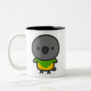 Taza Bicolor loro de Senegal