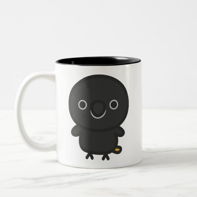 Taza Bicolor Loro negro (Izquierda)