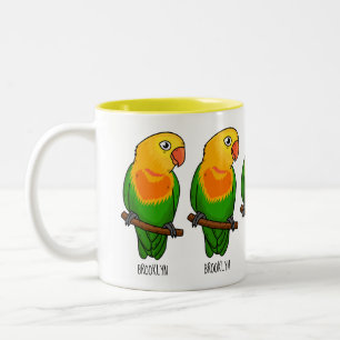 Taza Bicolor Loro personalizado