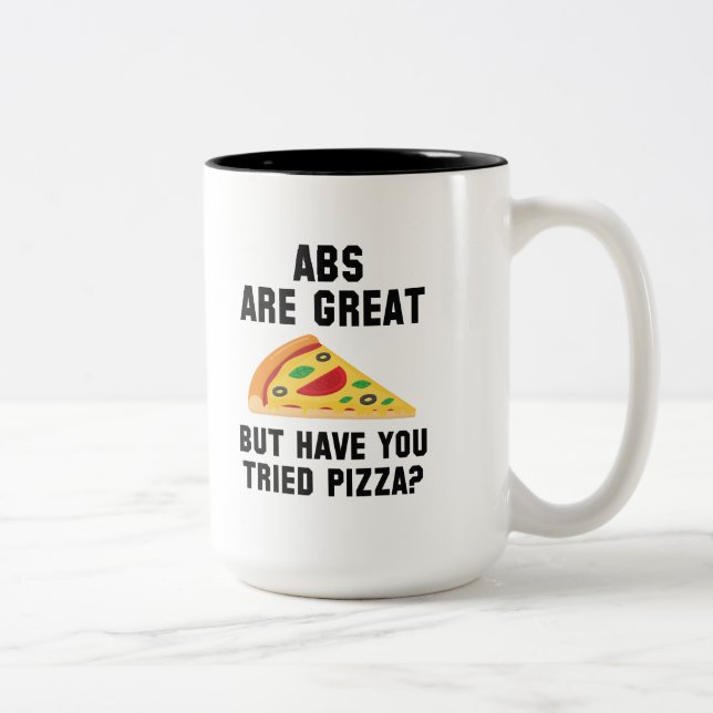 Taza Bicolor Los Abdominales Son Geniales (Derecha)