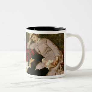 Taza Bicolor Los amantes, 1870