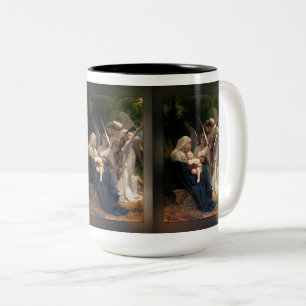 Taza Bicolor Los ángeles de William Adolphe Bouguereau