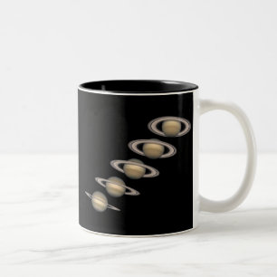 Taza Bicolor Los anillos de Saturn