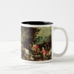 Taza Bicolor Los animales que entran en la arca de Noah