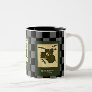 Taza Bicolor los bateristas . damas
