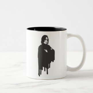 Taza Bicolor Los brazos de Severus Snape cruzaron el B-W