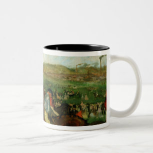 Taza Bicolor Los caballeros de Edgar Degas el   compiten con,