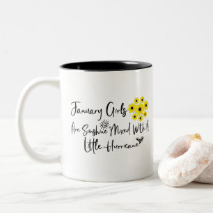 Taza Bicolor Los Chicas De Enero Se Mezclan Con Un Poco