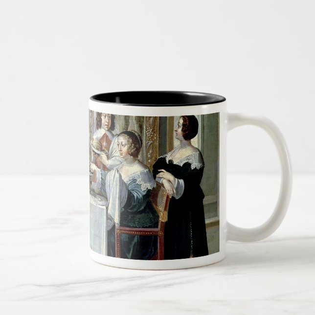 Taza Bicolor Los cinco sentidos - gusto (Derecha)