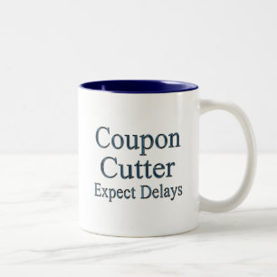 Taza Bicolor Los cortadores de la cupón cuentan con los