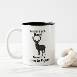 Taza Bicolor Los cuernos están de vuelta, es hora de luchar con