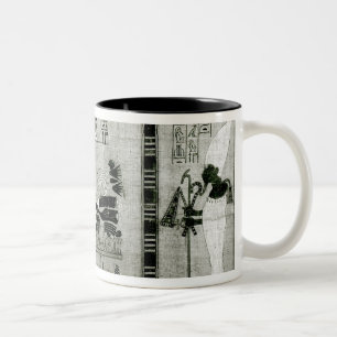 Taza Bicolor Los difuntos acompañados por su hermana