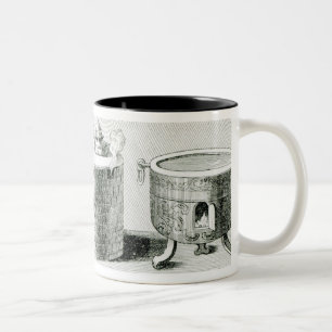 Taza Bicolor Los dispositivos para guardar el agua y la comida