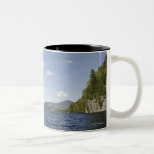 Taza Bicolor Los E.E.U.U., Estado de Nuevo York, montañas de