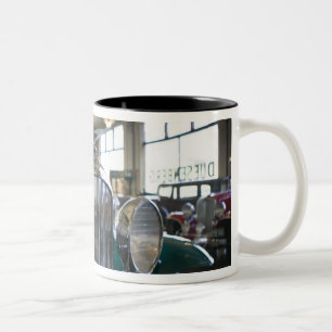 Taza Bicolor Los E.E.U.U., Indiana, castaña: Castaño, cordón,