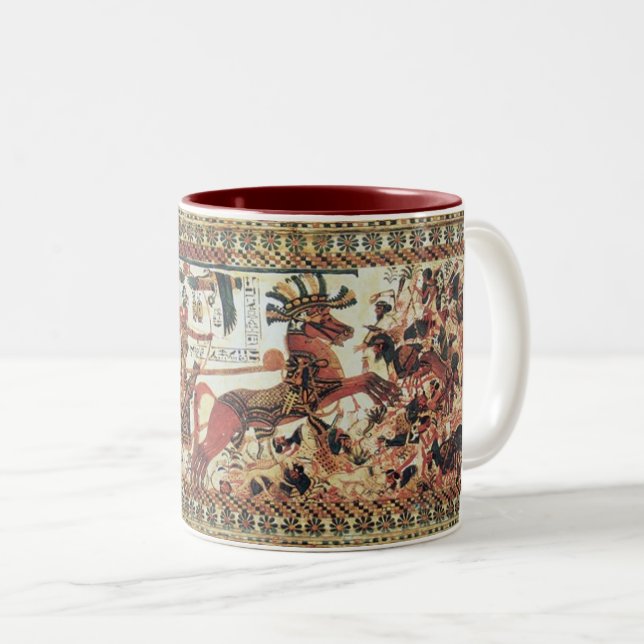 Taza Bicolor Los faraones del antiguo arte egipcio (Anverso derecho)